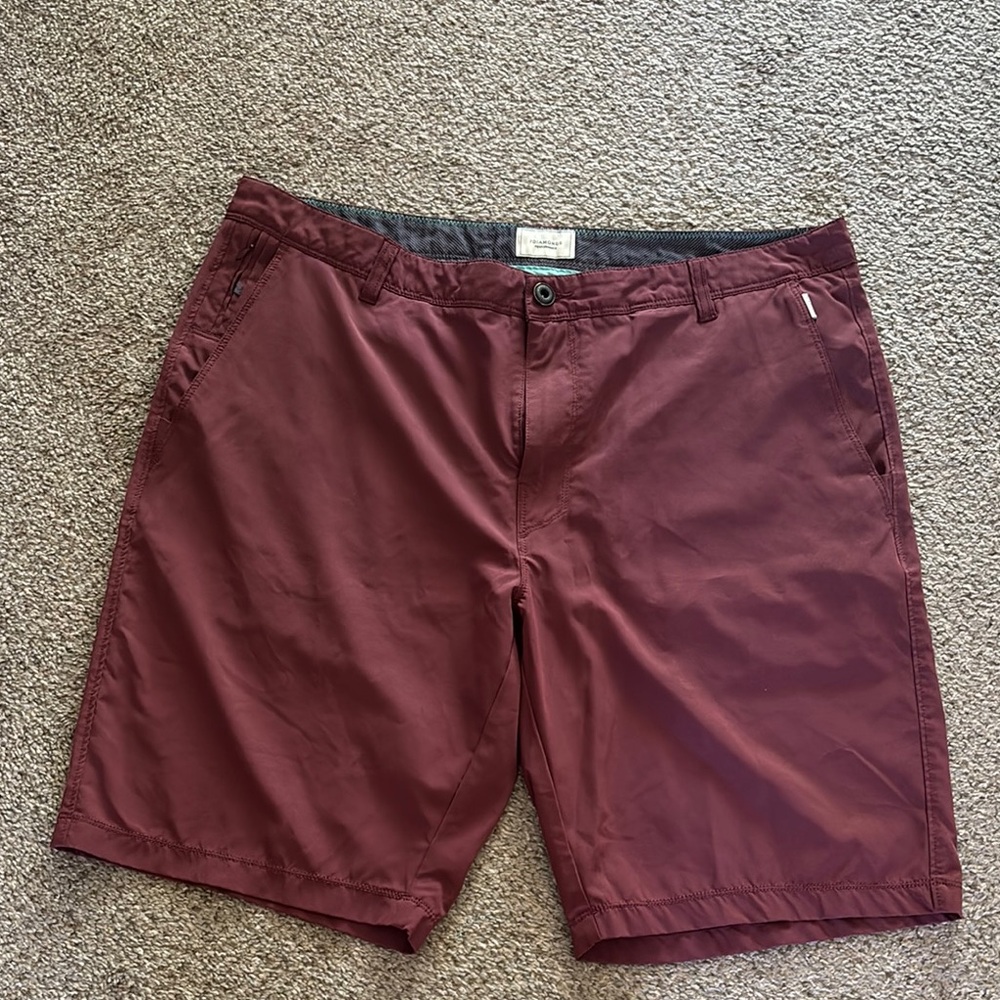 Men's Burgundy Shorts